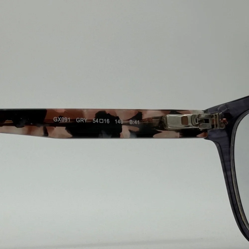 gx by Gwen Stefani GX091 GRY Purple Tortoise Eyeglass Frames 54-16